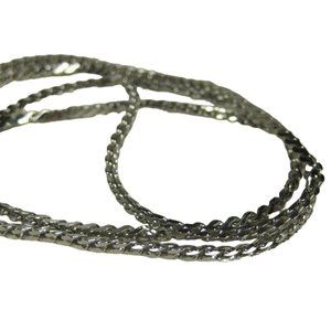 Silvertone Chain Necklace 24  Inch Unisex Strand Fashion Jewelry Metal